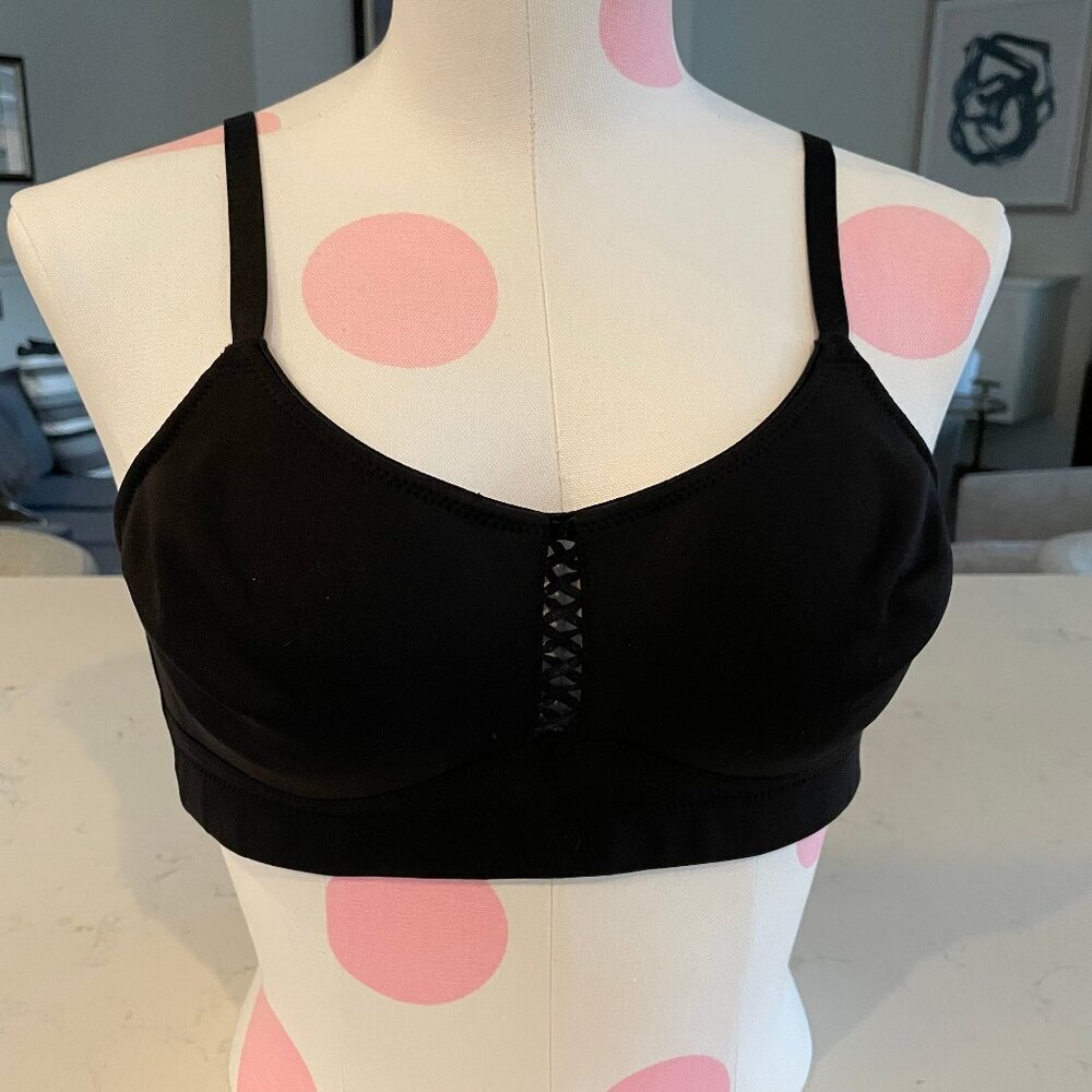 Parfait Erika Wireless T-Shirt Bralette P5861 Bra Black Sz 32D